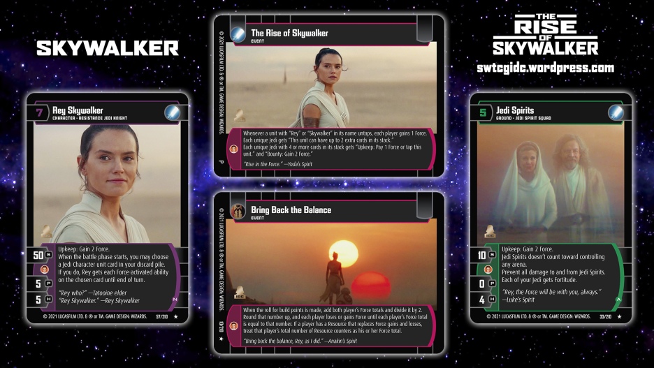 Star Wars Trading Card Game TROS Wallpaper 6 - Skywalker