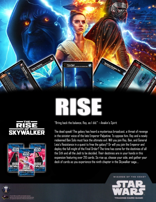SWTCG TROS (The Rise of Skywalker) Poster