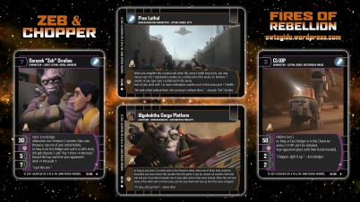 Star Wars Trading Card Game FOR Wallpaper 2 - Zeb & Chopper